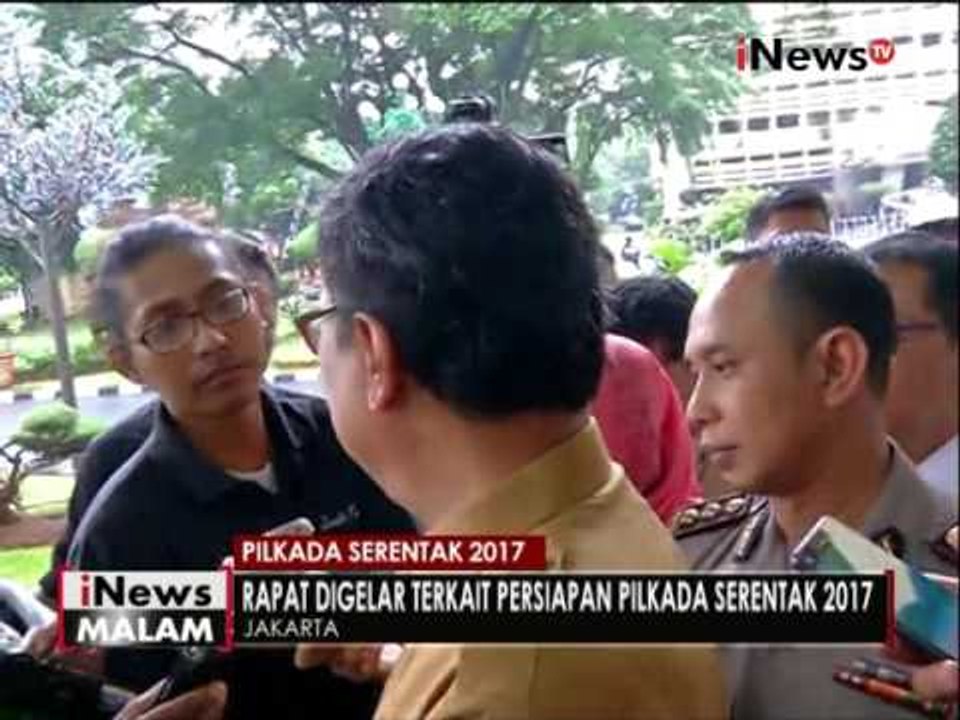 Mendagri gelar rapat kerja teknis jelang Pilkada bersama Kepolisian - iNews Malam 21/11