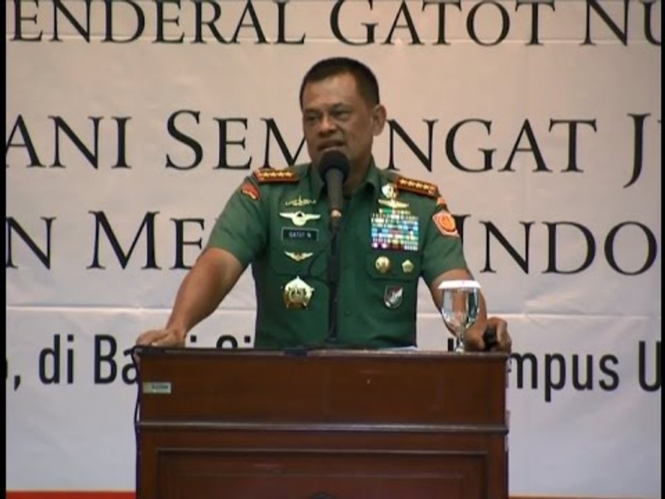 [BREAKING NEWS] Kuliah Umum Panglima TNI Gatot Nurmantyo: Proxy war mengancam Indonesia