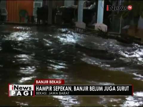 Banjir yang genangi Bekasi hampir sepekan belum juga surut - iNews Pagi 22/11