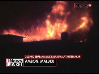 Download Video: Gudang berisi sembako terbakar di Ambon, Maluku - iNews Pagi 22/11