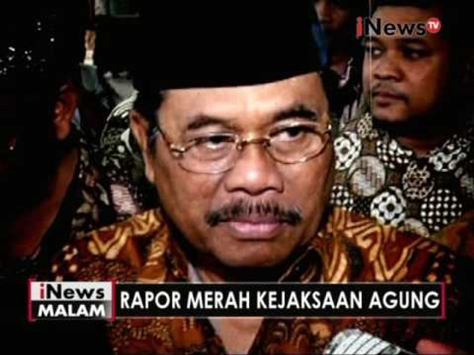 Rapor merah Jaksa Agung karna dinilai belum maksimal dalam melakukan tugasnya - iNews Malam 22/11