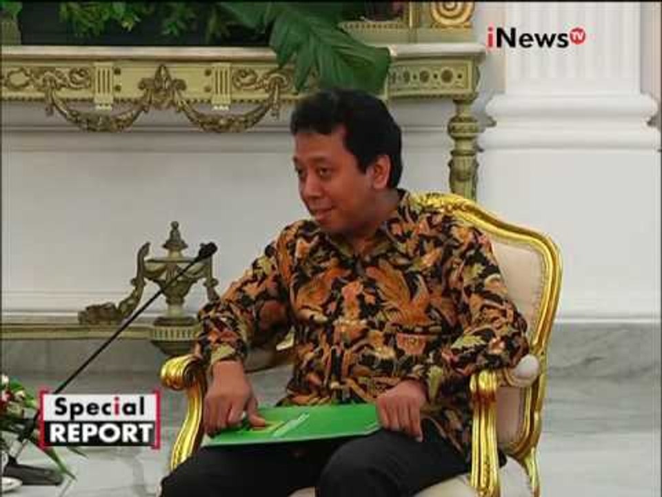 Presiden Jokowi menerima dan menyambut kedatangan Ketua PPP di Istana - Special Report 22/11