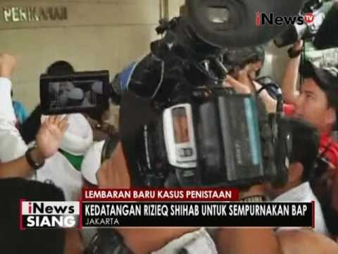 Rizieq Shihab penuhi panggilan Bareskrim untuk sempurnakan BAP kasus Ahok - iNews Siang 23/11