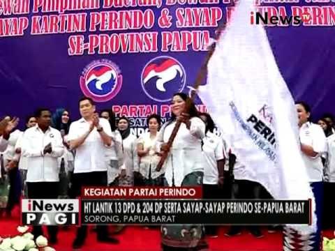 HT lantik 13 DPD & 204 DP serta sayap - sayap Perindo se Papua Barat - iNews Pagi 24/11