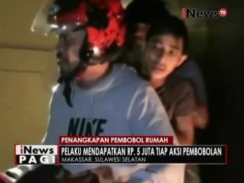 2 Buronan pembobol rumah di Makassar berhasil dibekuk Polisi - iNews Pagi 24/11