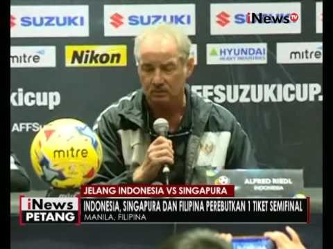 Alfred Riedl : Pertandingan Indonesia vs Singapura akan berlangsung terbuka - iNews Petang 24/11
