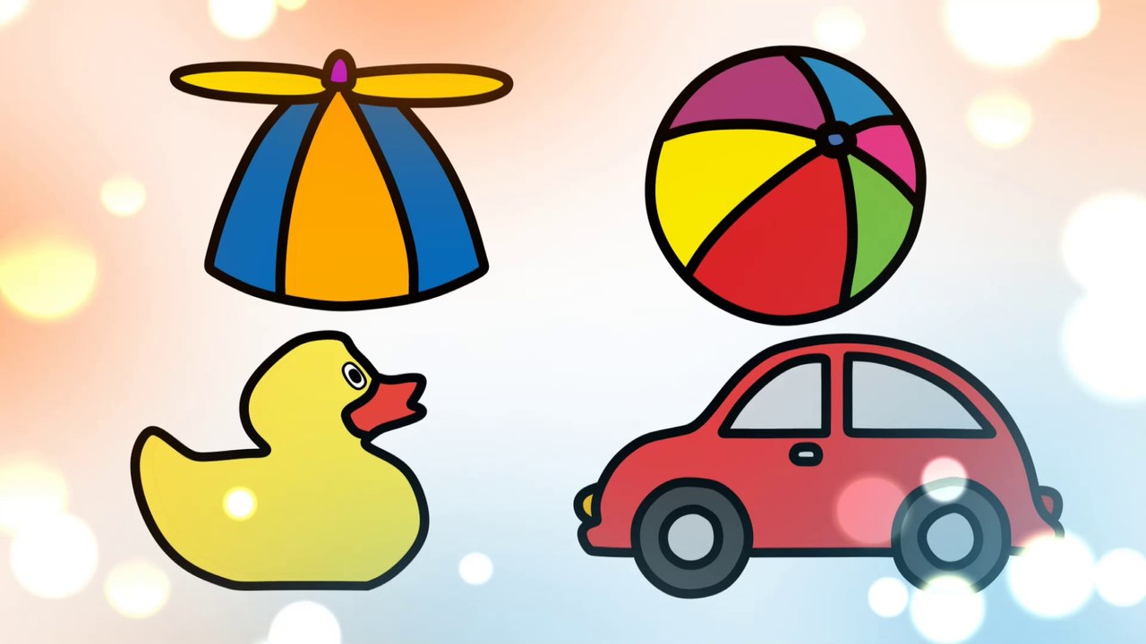 How to draw Toys for Kids - Coloring Pages and Drawing for Kids