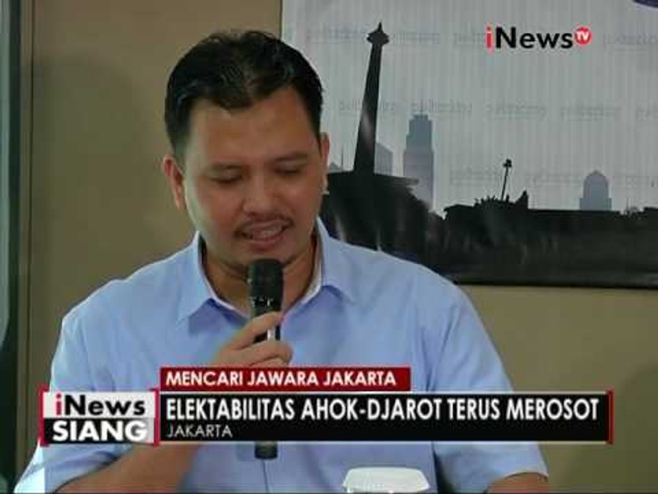 Lembaga Survei Poltracking Indonesia : Elektabilitas Ahok-Djarot terus merosot - iNews Siang 28/11