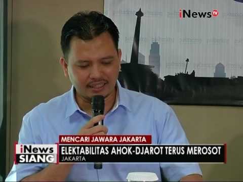 Lembaga Survei Poltracking Indonesia : Elektabilitas Ahok-Djarot terus merosot - iNews Siang 28/11