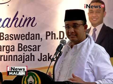 Anies sambangi Pesantren Darunnajah, Sandiaga sapa warga arus Cawang - iNews Malam 24/11