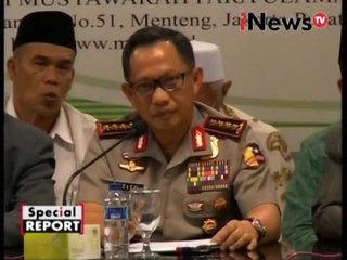 Pertemuan MUI dan Kapolri, Pertemuan membahas aksi damai 2 desember - Special Report 28/11