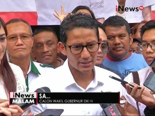 Sandiaga Uno akan buat aplikasi anti KDRT untuk warga jika terpilih - iNews Malam 29/11