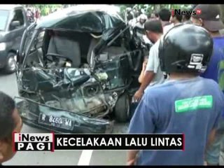 3 kendaraan tabrakan beruntun di Wates Yogyakarta - iNews Pagi 30/11
