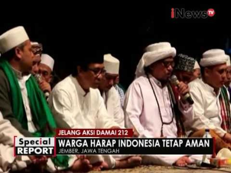 Jelang aksi 212, Ribuan umat Islam di Jember gelar doa bersama - Spesial Report 30/11