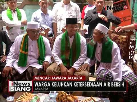 Janji Cagub Anies Baswedan kepada Warga Cengkareng untuk ketersediaan air bersih - iNews Siang 29/11