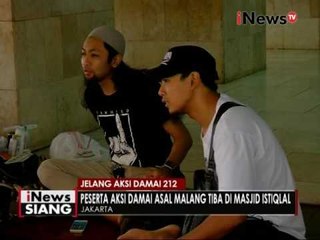 Masjid Istiqlal sudah mulai didatangi peserta aksi 212 untuk beristirahat - iNews Siang 01/12