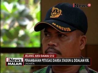 Jelang aksi 212, Stasiun Cikini akan perketat keamanan antisipasi kejahatan - iNews Malam 29/11