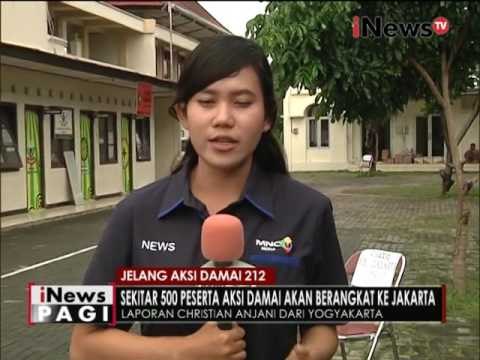 Live Report : Peserta aksi damai 212 dari Yogyakarta menuju Jakarta hari ini - iNews Pagi 01/12