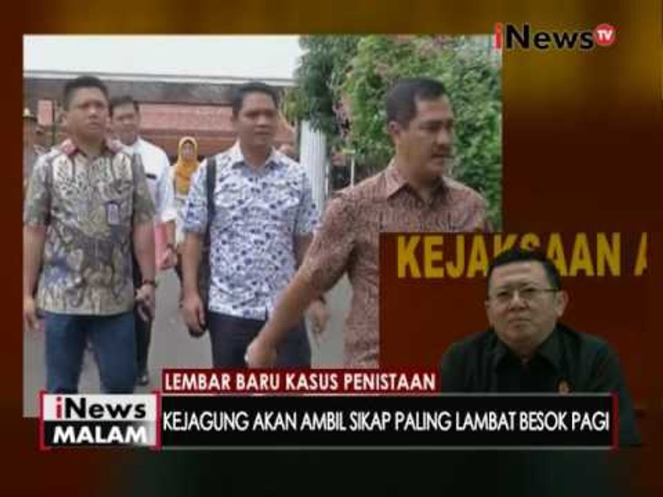 Pihak Jaksa Agung akan menentukan sikap berkas perkara Ahok secepatnya - iNews Malam 29/11