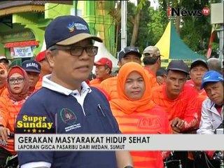 Download Video: Live Report : Gerakan masyarakat hidup sehat di kota Medan - iNews Pagi Super Sunday 27/11