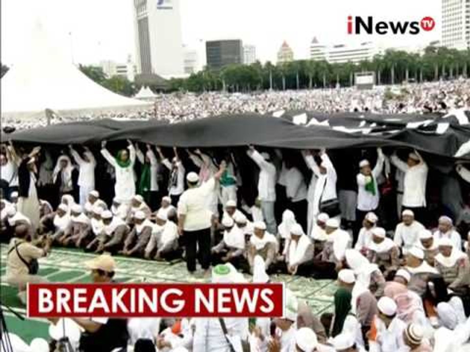 Massa aksi damai 212 di Monas kumandangkan Dzikir - iNews Breaking News 02/12