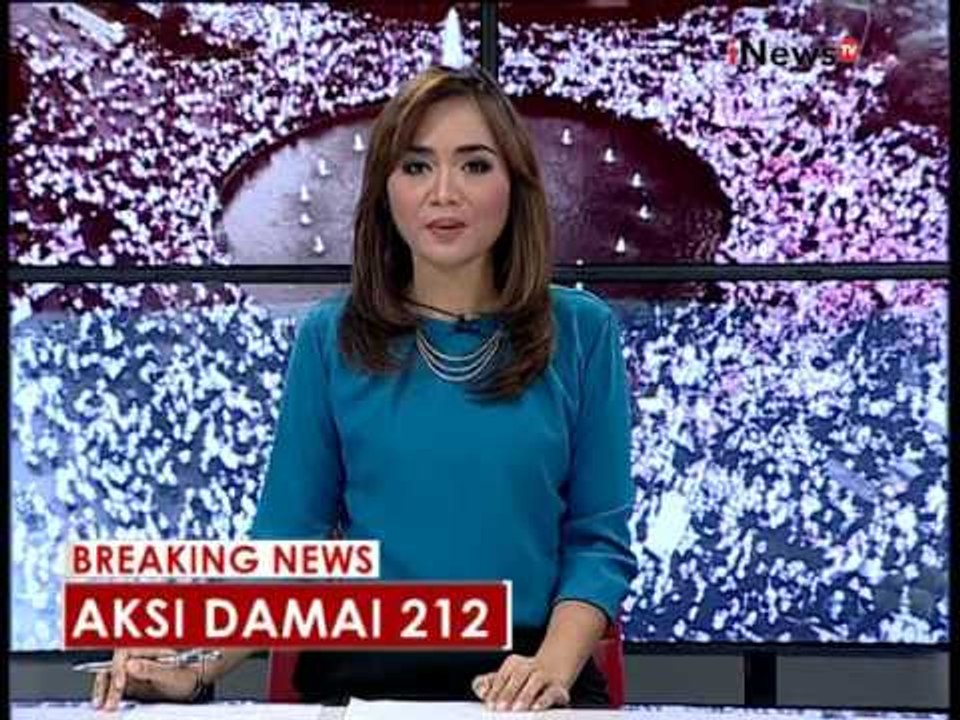 Persiapan peserta aksi damai untuk mengikuti Shalat Jumat - iNews Breaking News 02/12