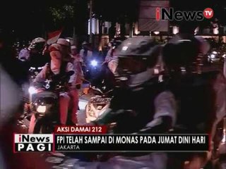 FPI telah sampai di Monas pada jumat dini hari - iNews Pagi 01/12