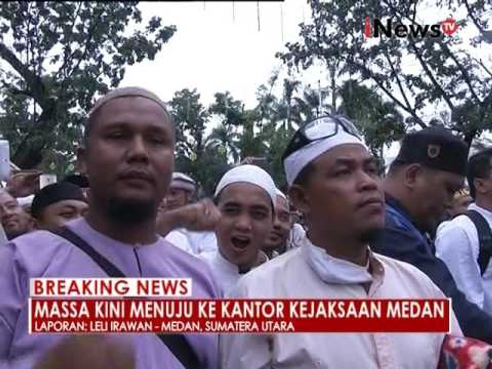 Live Report : Terkait aksi damai 212 di kota Medan - iNews Breaking News 02/12