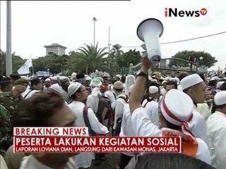 Live Report : Peserta aksi 212 lakukan kegiatan sosial - iNews Breaking News 02/12