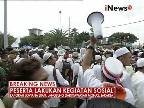 Live Report : Peserta aksi 212 lakukan kegiatan sosial - iNews Breaking News 02/12