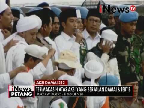 Presiden ucapkan terima kasih atas aksi yang berjalan damai dan tertib - iNews Petang 02/12