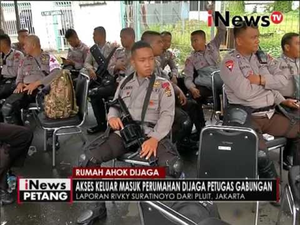 Live Report : Rivky Suratinoyo, rumah Ahok dijaga ketat - iNews Petang 02/12