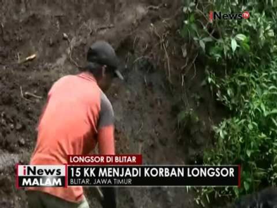 Longsor di Blitar meluas, sehingga akses jalan terputus total - iNews Malam 05/12