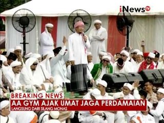 AA Gym ajak peserta aksi 212 jaga kedamaian - iNews Breaking News 02/12