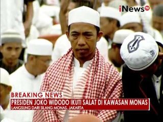 Peserta aksi damai bersiap Shalat Jumaat berjamaah - iNews Breaking News 02/12