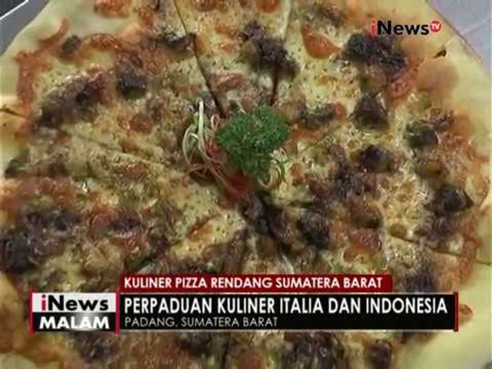 Lezatnya Pizza dengan rasa Rendang di Sumatera Barat - iNews Malam 06/12