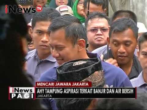 AHY tampung aspirasi terkait banjir dan air bersih - iNews Pagi 08/12