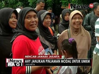 AHY janjikan pinjaman modal untuk UMKM - iNews Pagi 07/12