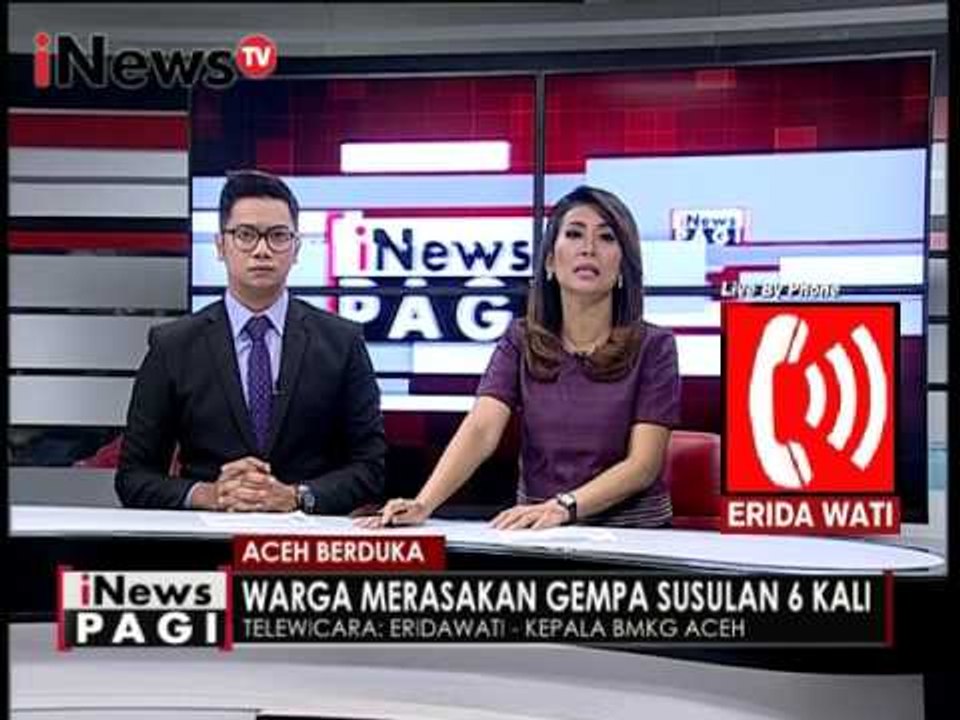 Telewicara : Erida Wati, sudah lebih 100 gempa susulan terjadi - iNews Pagi 08/12