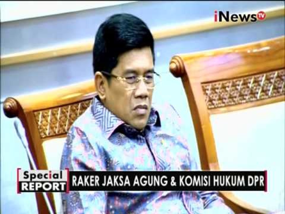 Raker Jaksa Agung dengan Komisi Hukum DPR RI Part 01 - Spesial Report 06/12