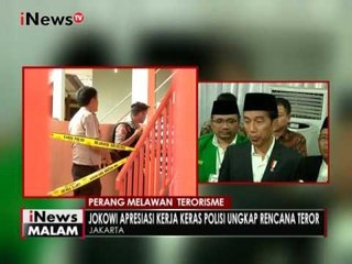 Presiden Jokowi apresiasi kinerja Polisi dalam menangani terorisme - iNews malam 11/12