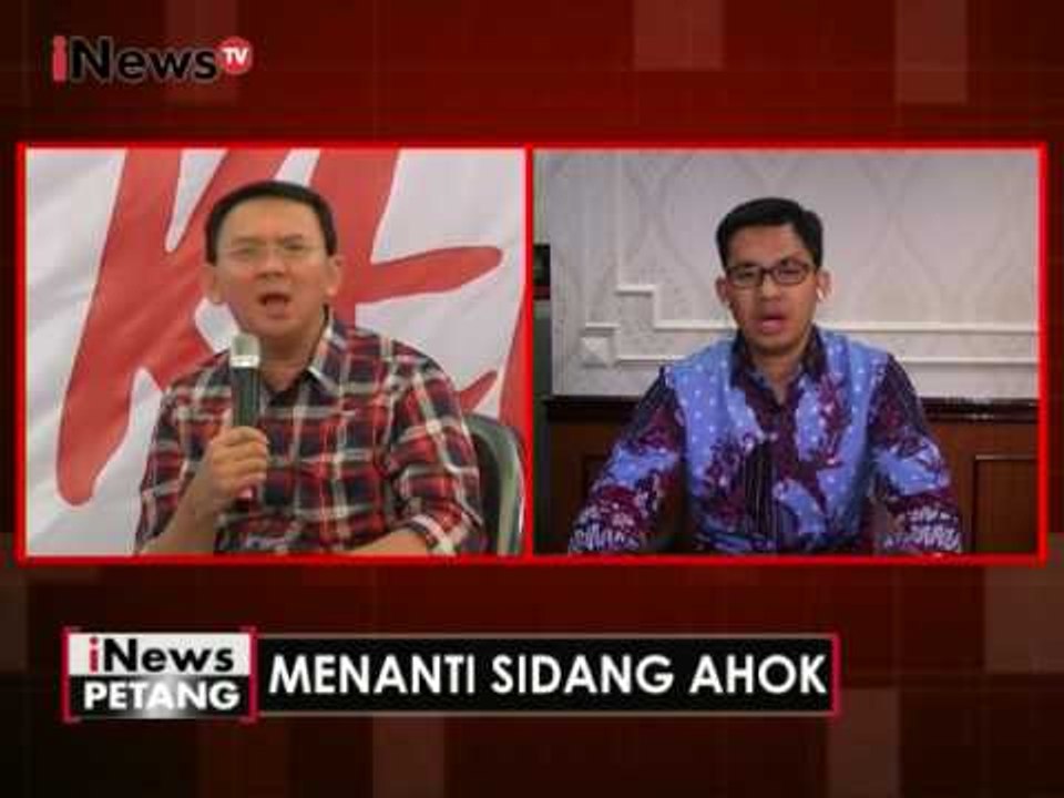 Ketua KPI : KPI akan batasi siaran langsung sidang kasus Ahok - iNews Petang 09/12