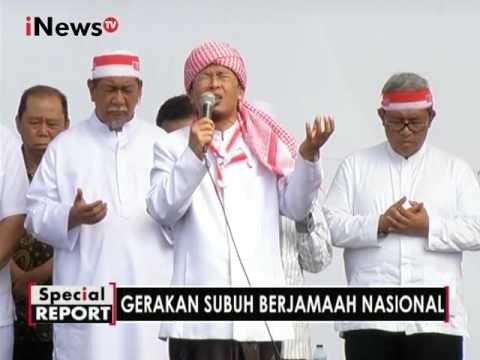 Aa Gym pimpin Doa penutup acara Gerakan Subuh Nasional di Gasibu - Spesial Report 12/12