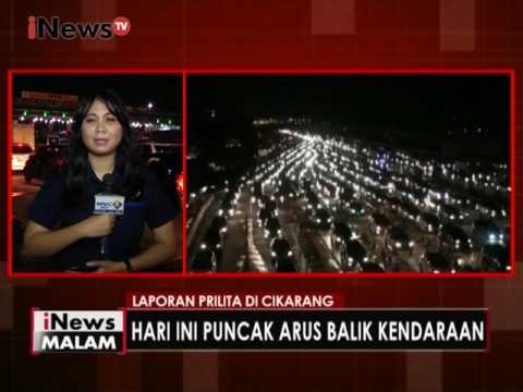 Live Report : Kepadatan kendaraan di Tol Cikarang Utama - iNews Malam 12/12