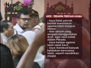 Hal - Hal yang dibacakan Ahok dalam nota keberatannya - iNews Breaking News 13/12
