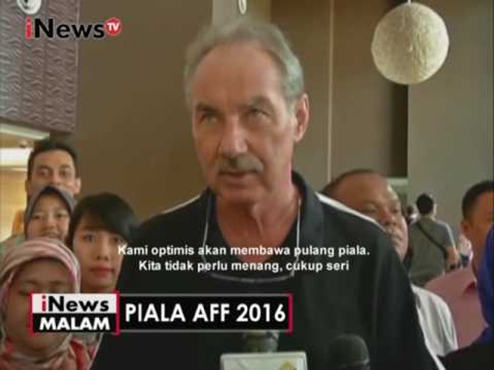 Alfred Riedl optimis membawa pulang piala AFF ke Indonesia - iNews Malam 15/12