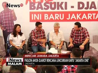 Paslon Ahok - Djarot berencana luncurkan kartu "Jakarta One" untuk warga - iNews Malam 19/12