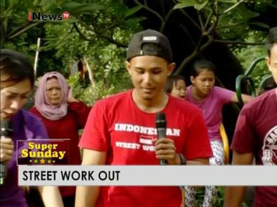 Street Work Out, Olahraga menggunakan fasilitas taman - iNews Pagi Super Sunday 18/12