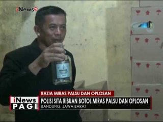 Polisi menggerebek gudang pengoplos dan pemalsu Miras - iNews Pagi 19/12