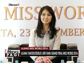 Liliana Tanoesoedibjo menjadi juri tamu di Grand Final Miss World 2016 - iNews Pagi 19/12